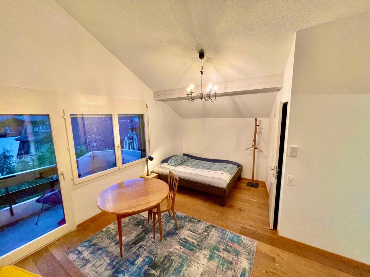 Apartament Studio Bahnhof Spiez Zewnętrze zdjęcie