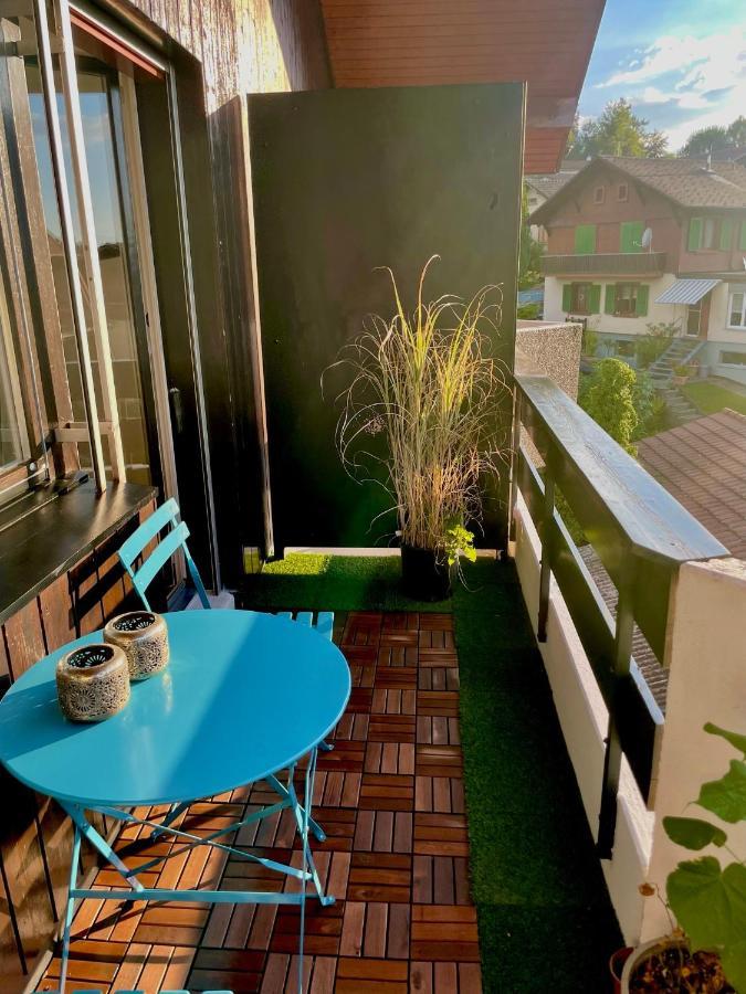 Apartament Studio Bahnhof Spiez Zewnętrze zdjęcie